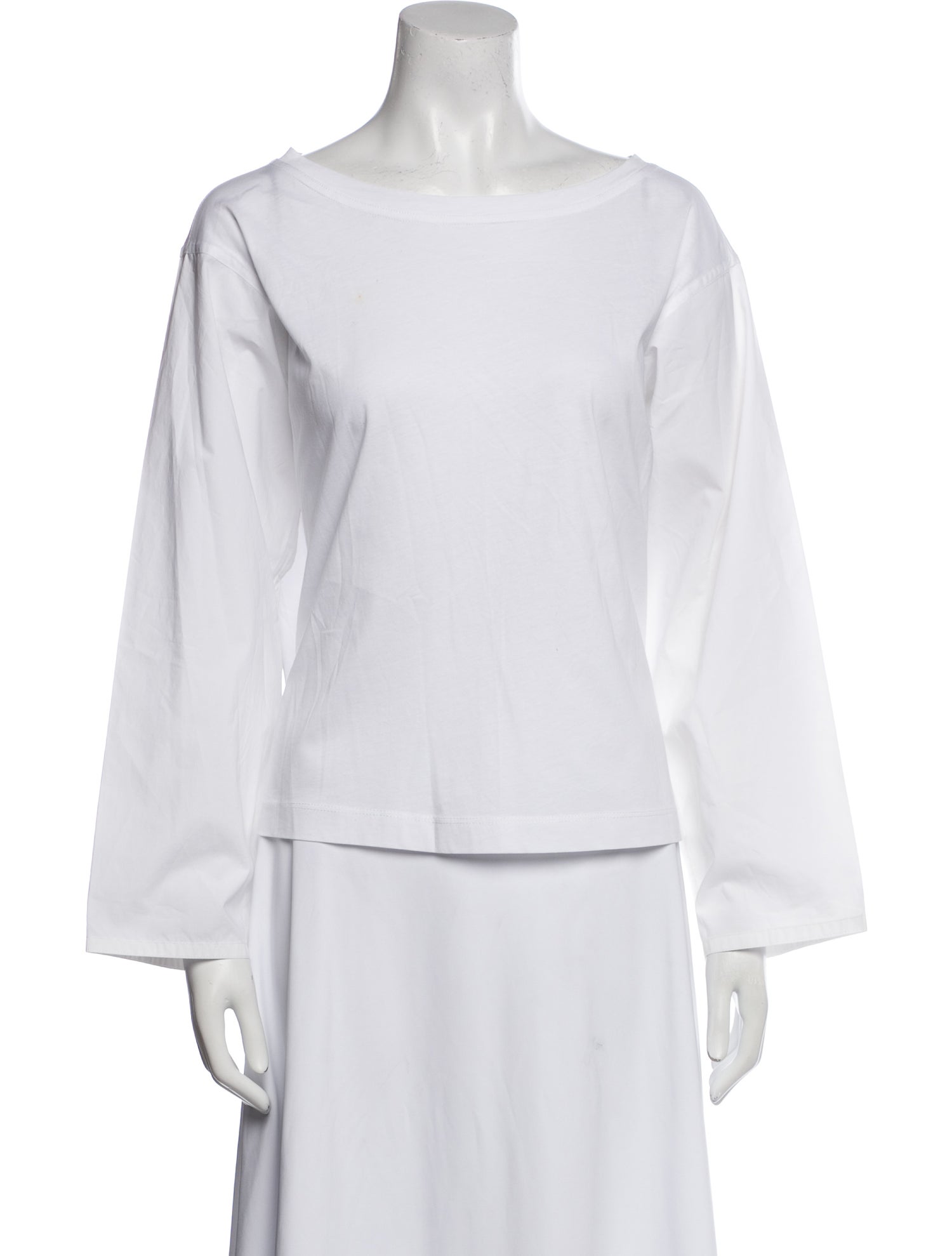 Sofie D'Hoore Bateau Neckline Long Sleeve Blouse