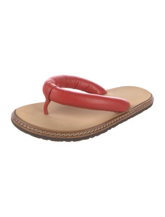 Sofie D'Hoore Leather Flip Flops