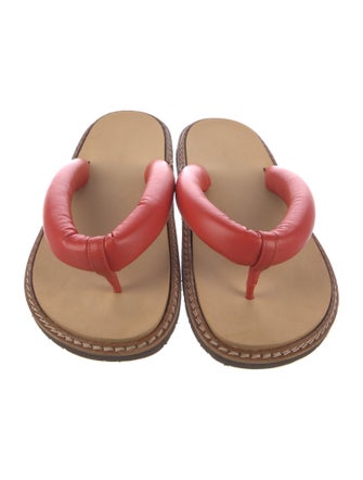 Sofie D'Hoore Leather Flip Flops