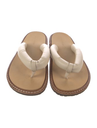 Sofie D'Hoore Leather Flip Flops