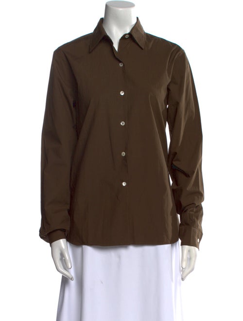 Sofie D'Hoore Long Sleeve Button-Up Top