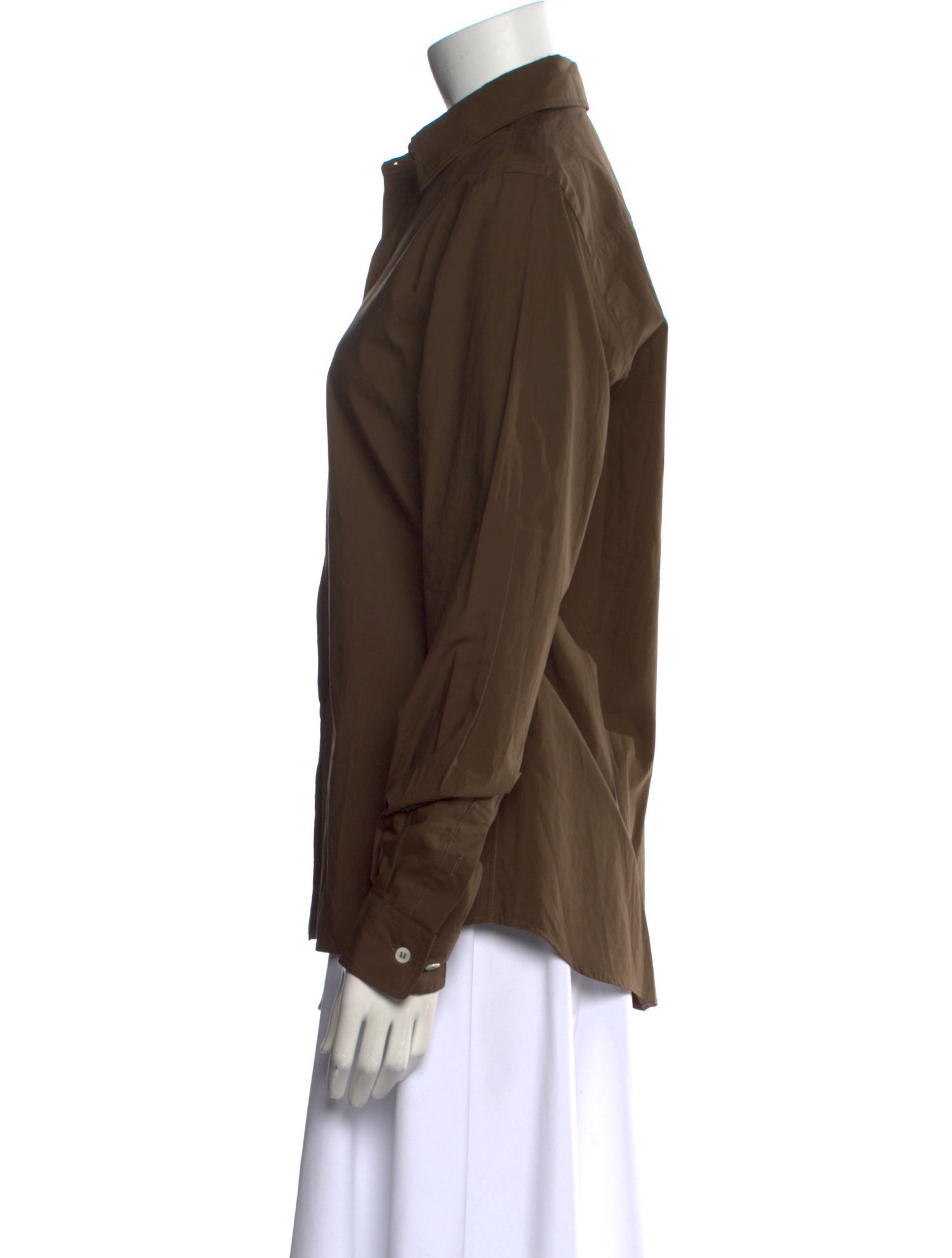 Sofie D'Hoore Long Sleeve Button-Up Top