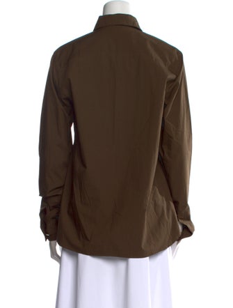 Sofie D'Hoore Long Sleeve Button-Up Top