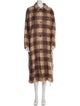 Sofie D'Hoore Mohair Plaid Print Coat