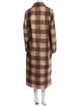 Sofie D'Hoore Mohair Plaid Print Coat