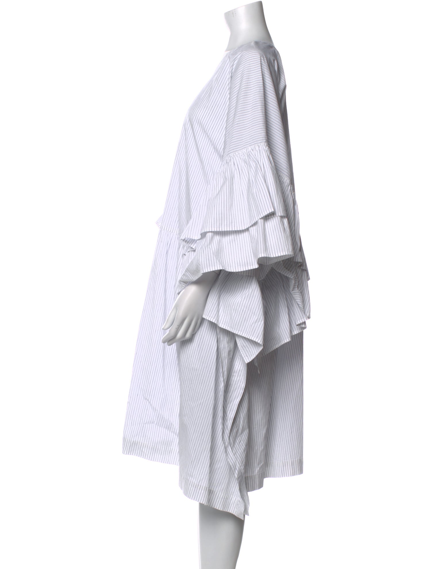 Sofie D'Hoore Striped Midi Length Dress