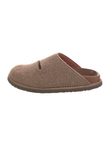Pre-owned Sofie D'hoore Wool Mules In Neutral