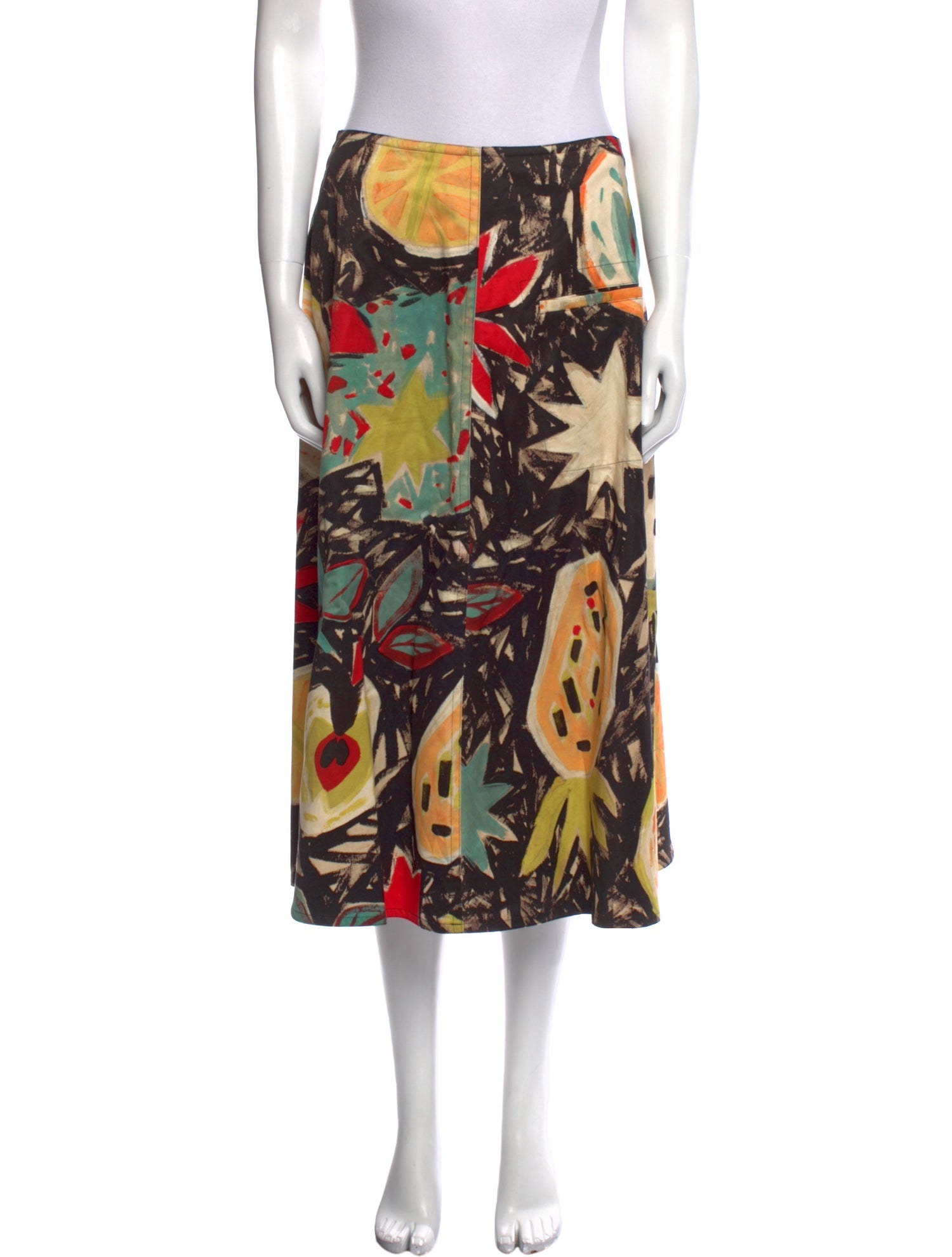 Sofie D'Hoore Printed Midi Length Skirt