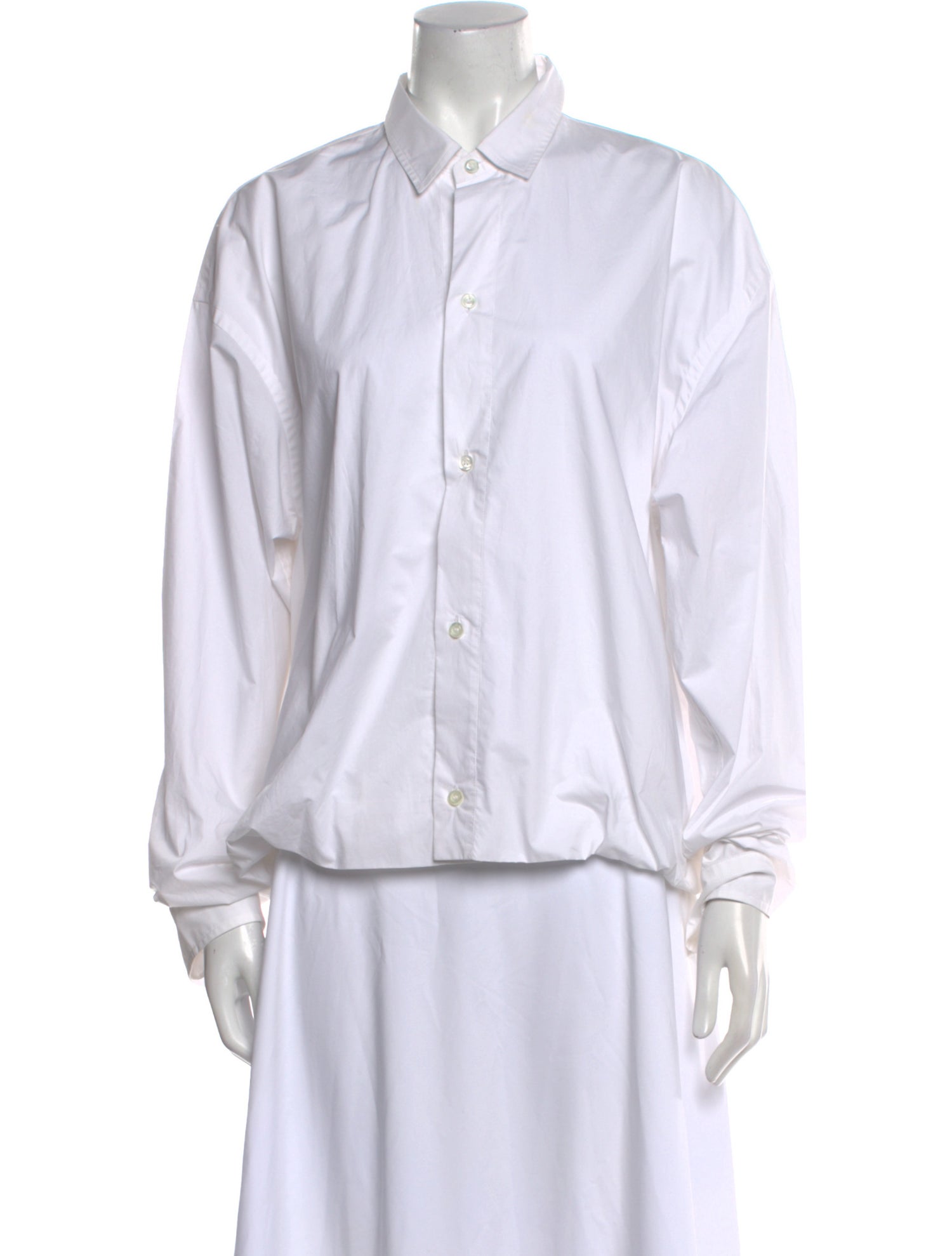 Sofie D'Hoore Long Sleeve Button-Up Top