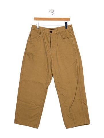 Pre-owned Sofie D'hoore High-rise Wide Leg Jeans In Neutral