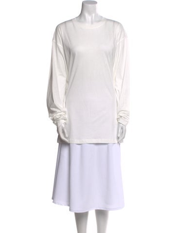 Pre-owned Sofie D'hoore Cowl Neck Long Sleeve Tunic W/ Tags In White