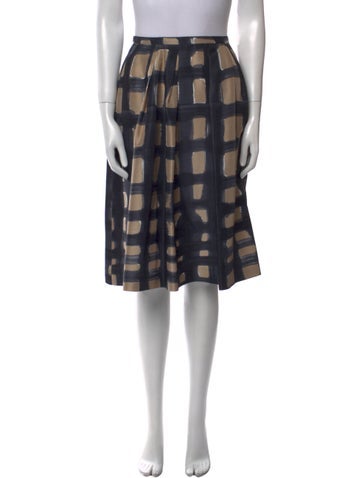 Pre-owned Sofie D'hoore Silk Knee-length Skirt In Blue