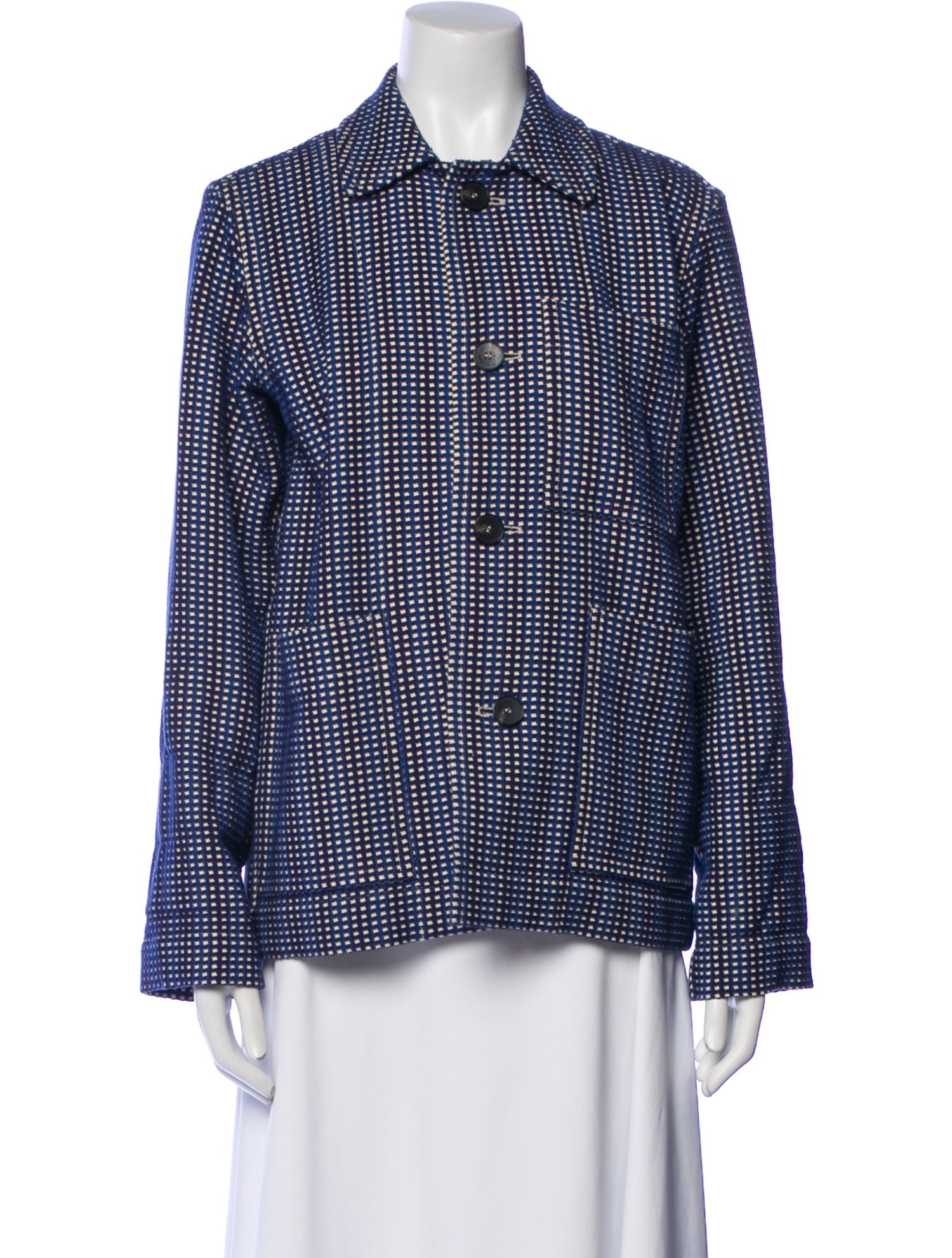Sofie D'Hoore Plaid Print Blazer