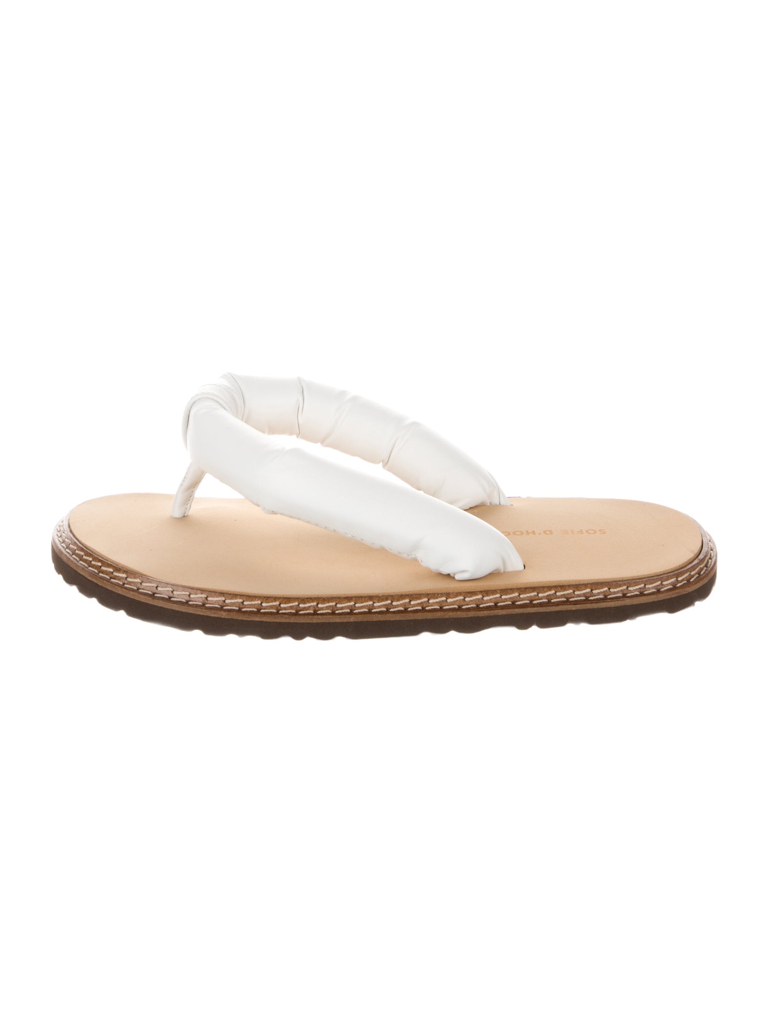 Sofie D'Hoore Leather Flip Flops