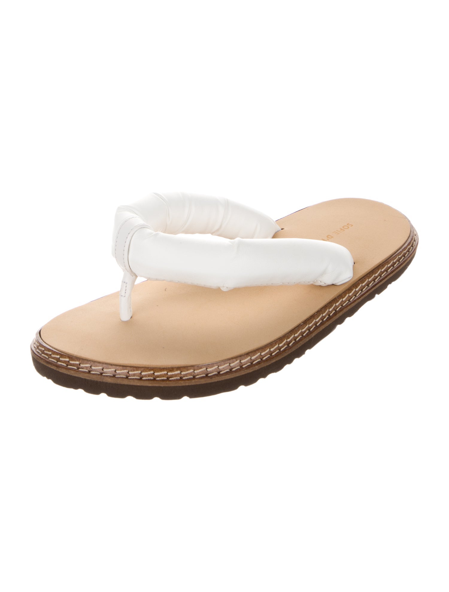 Sofie D'Hoore Leather Flip Flops