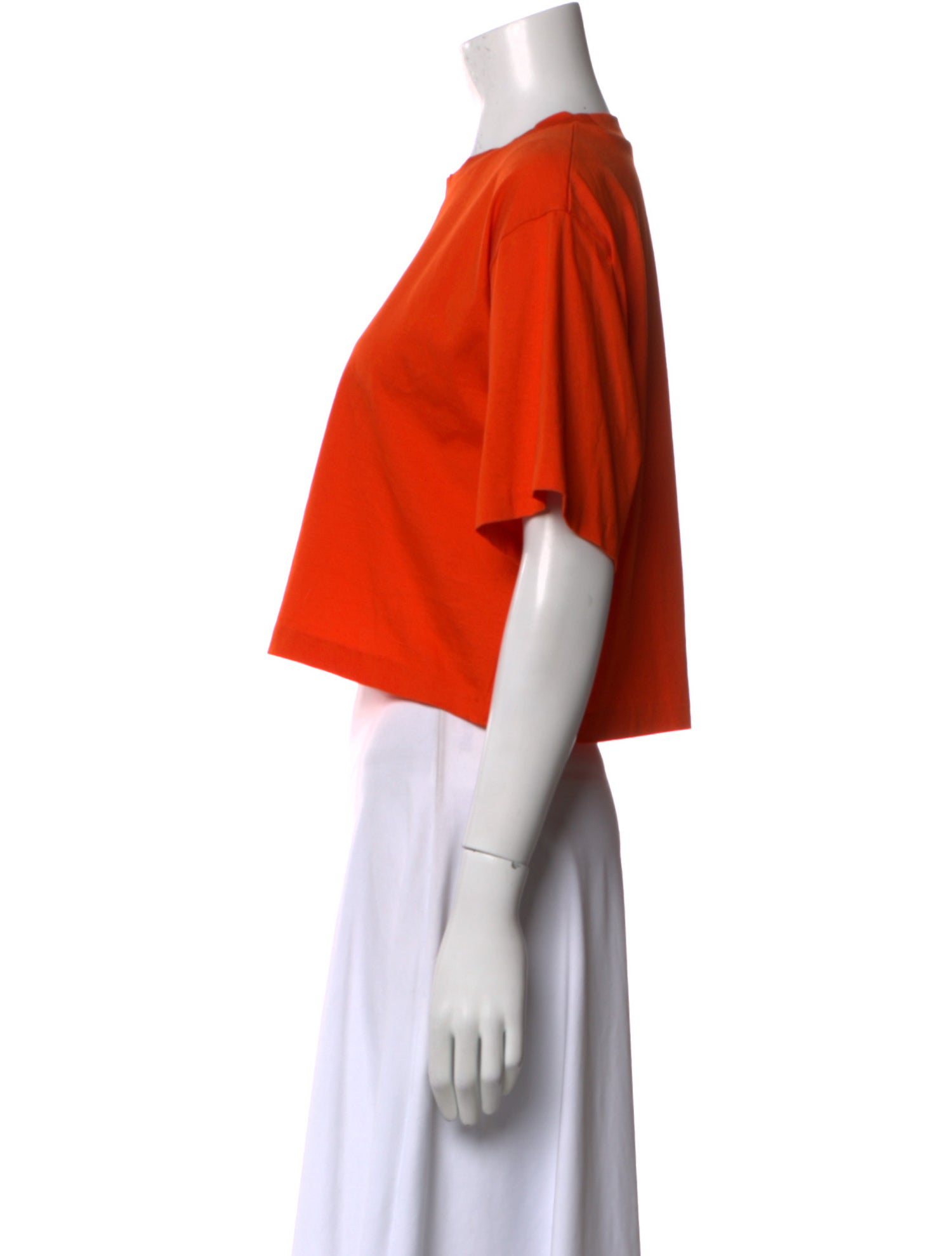 Sofie D'Hoore Crew Neck Short Sleeve Crop Top