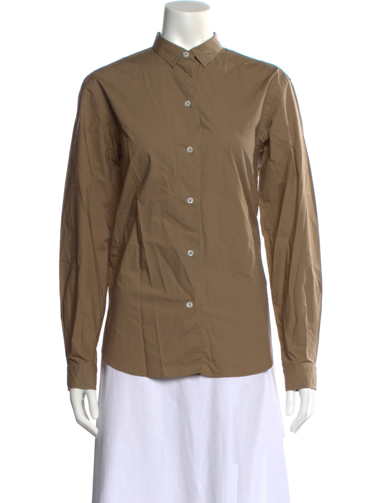 Sofie D'Hoore Long Sleeve Button-Up Top