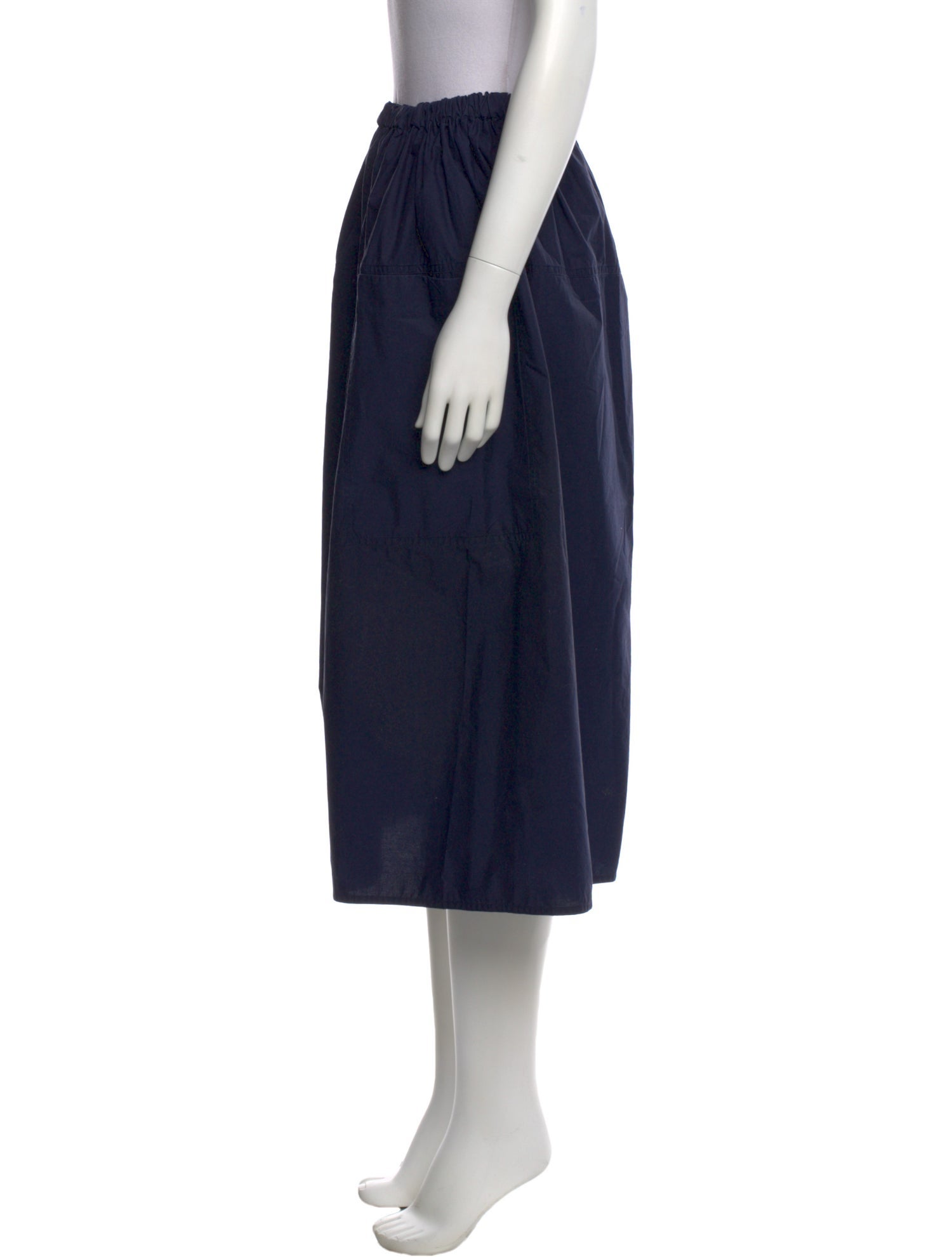 Sofie D'Hoore Pleated Accents Midi Length Skirt