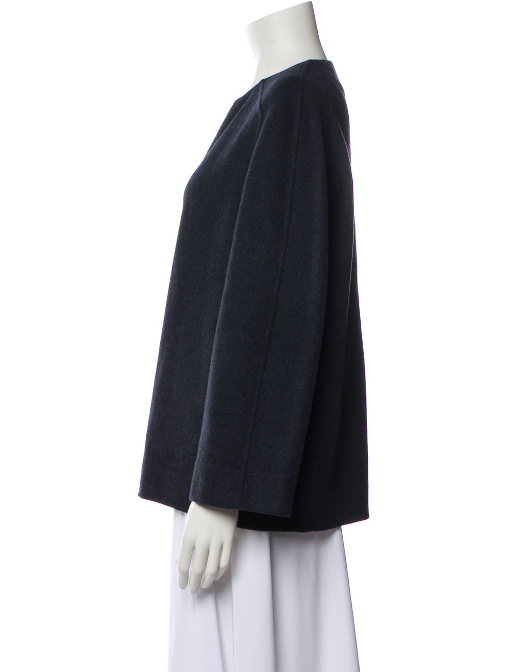 Sofie D'Hoore Wool Evening Jacket Black Collarles… - image 2
