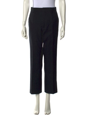 Pre-owned Sofie D'hoore Wool Straight Leg Pants In Black