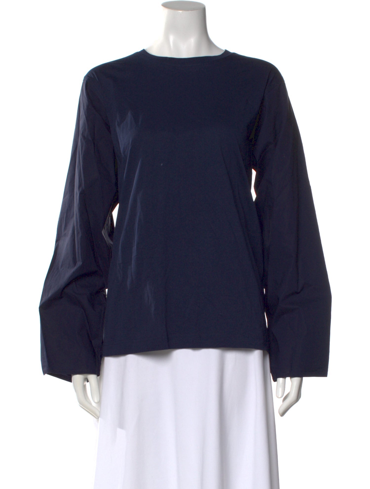 Sofie D'Hoore Bateau Neckline Long Sleeve Blouse