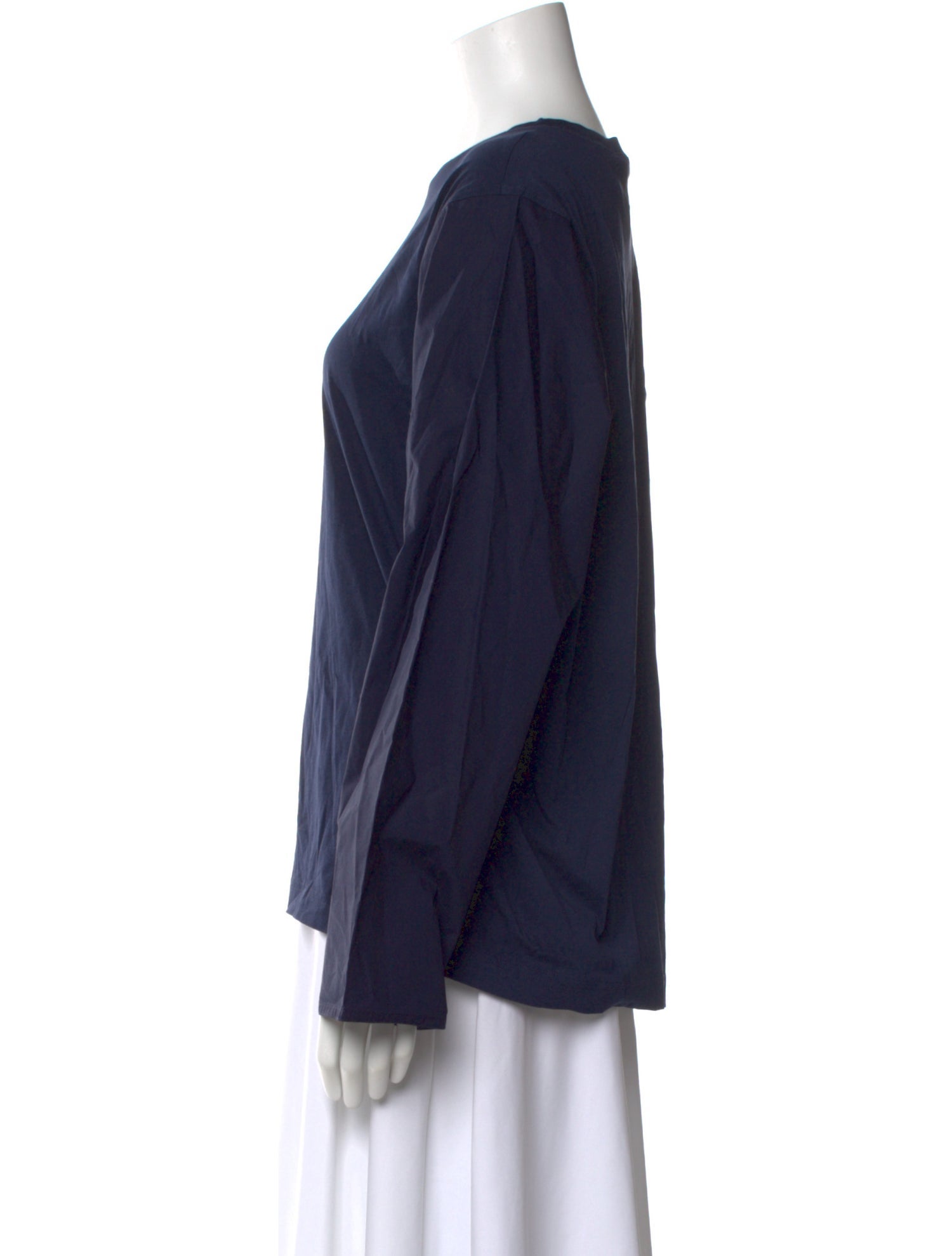 Sofie D'Hoore Bateau Neckline Long Sleeve Blouse