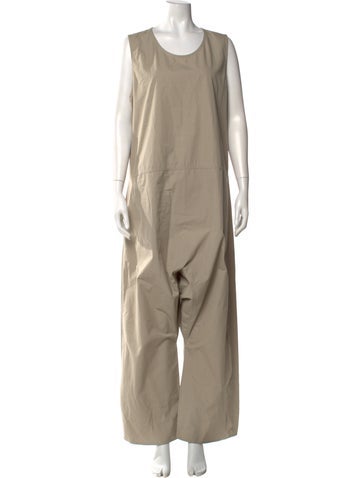 Pre-owned Sofie D'hoore Scoop Neck Jumpsuit In Neutral