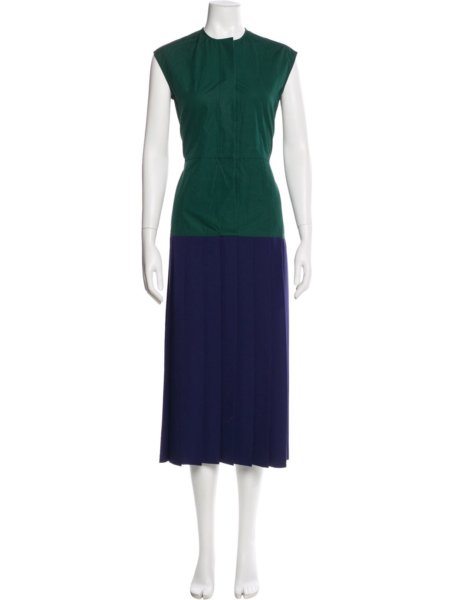 Sofie D'Hoore Colorblock Pattern Long Dress