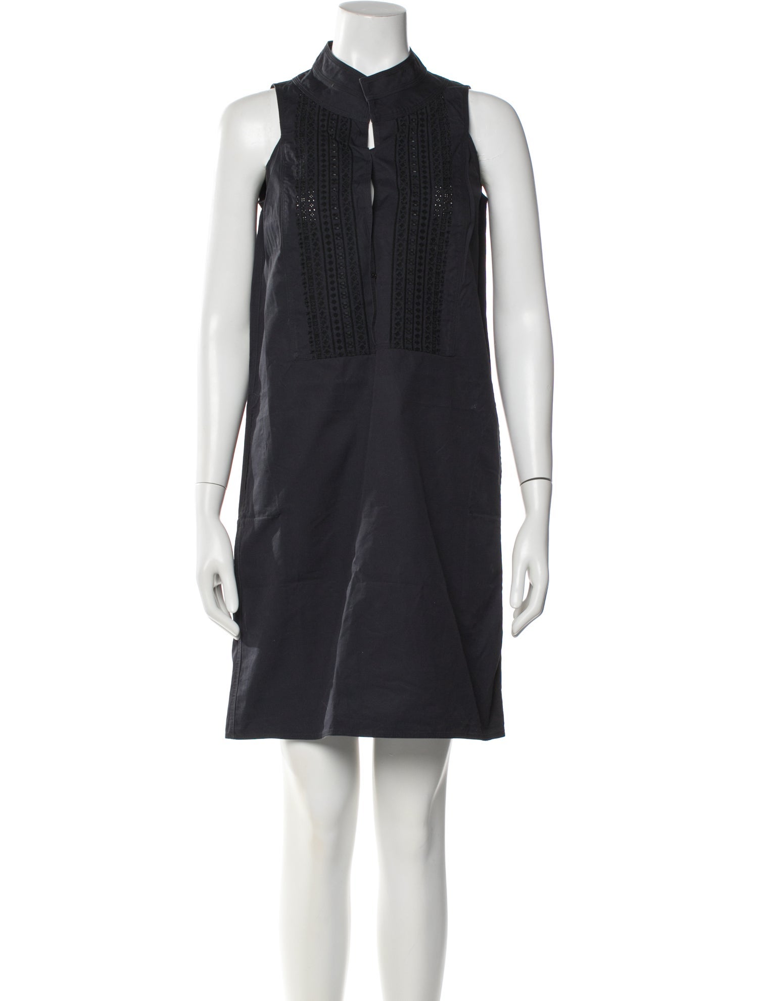 Sofie D'Hoore Mock Neck Knee-Length Dress