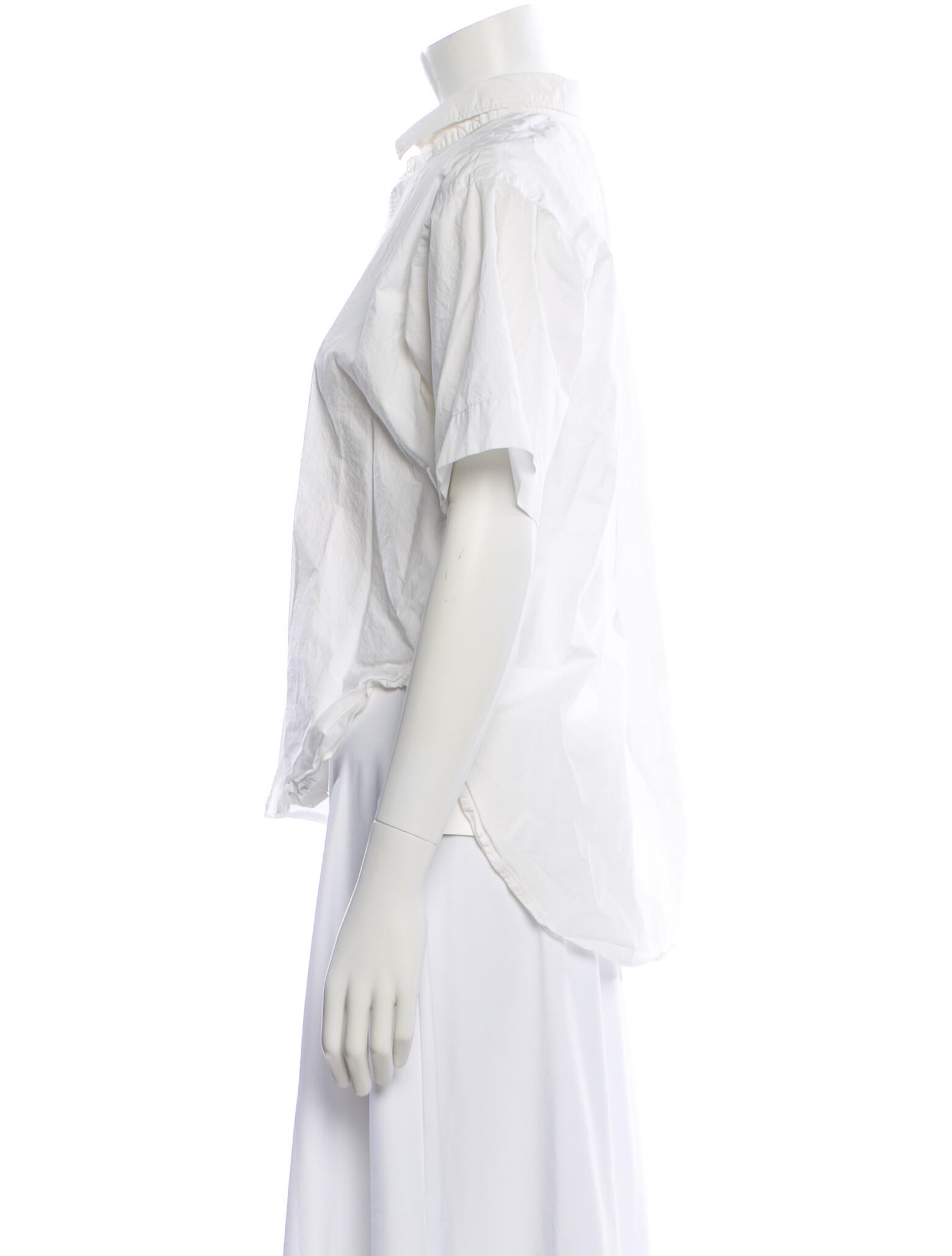 Sofie D'Hoore Short Sleeve Button-Up Top