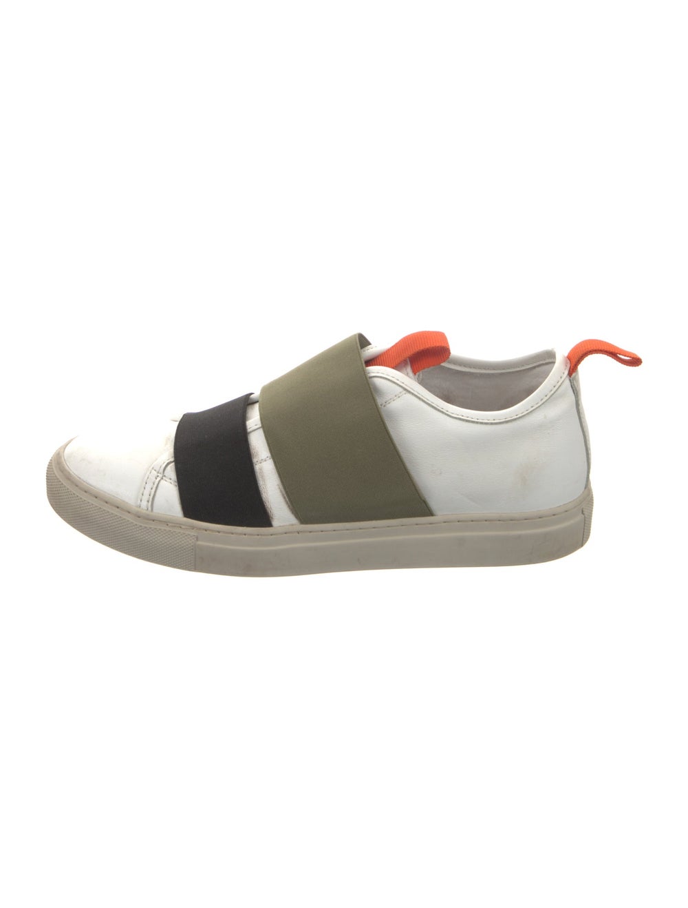 Sofie D'Hoore Leather Colorblock Pattern Sneakers - image 1