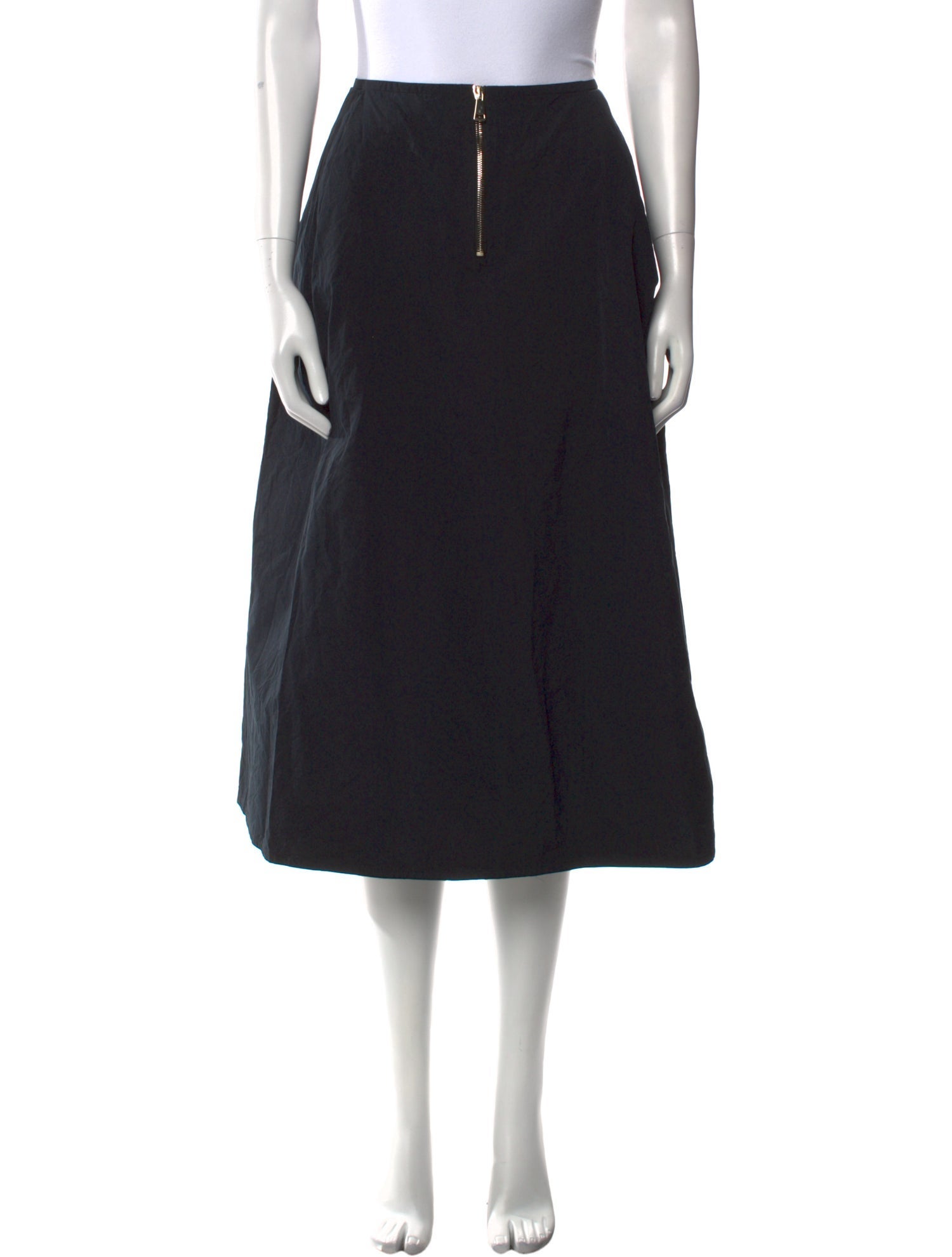 Sofie D'Hoore Pleated Accents Midi Length Skirt