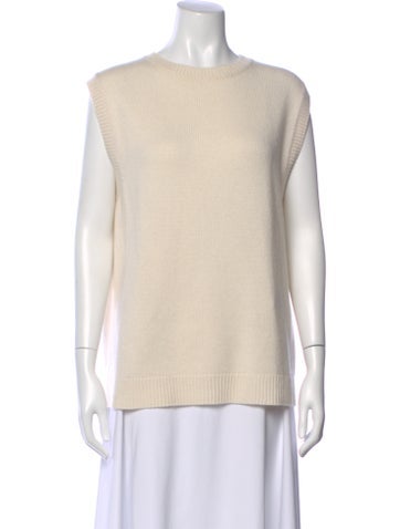 Pre-owned Sofie D'hoore Cashmere Scoop Neck Sweater W/ Tags In Neutral