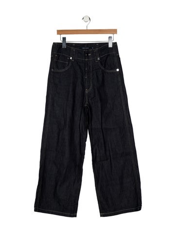 Pre-owned Sofie D'hoore High-rise Wide Leg Jeans In Blue