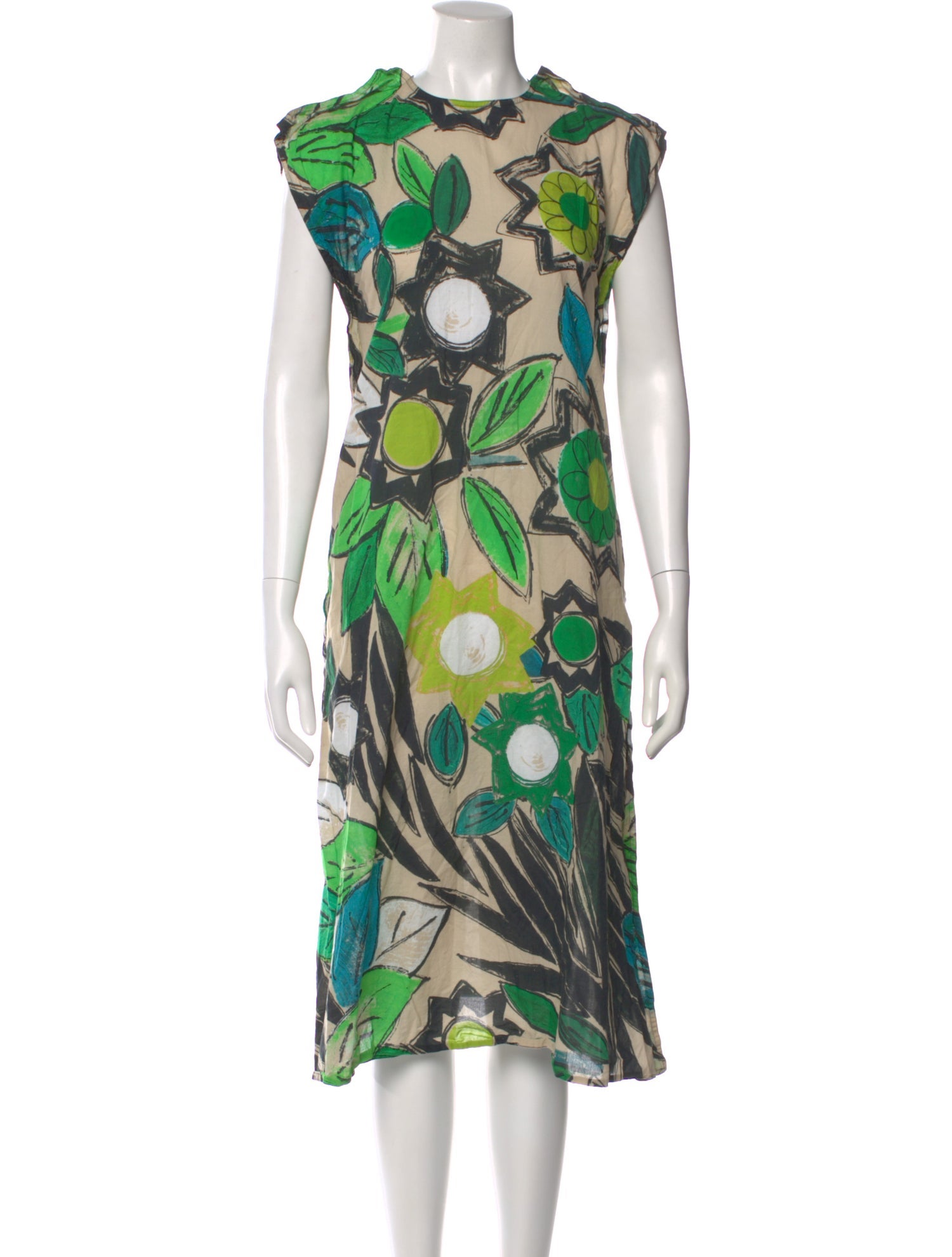 Sofie D'Hoore Floral Print Midi Length Dress