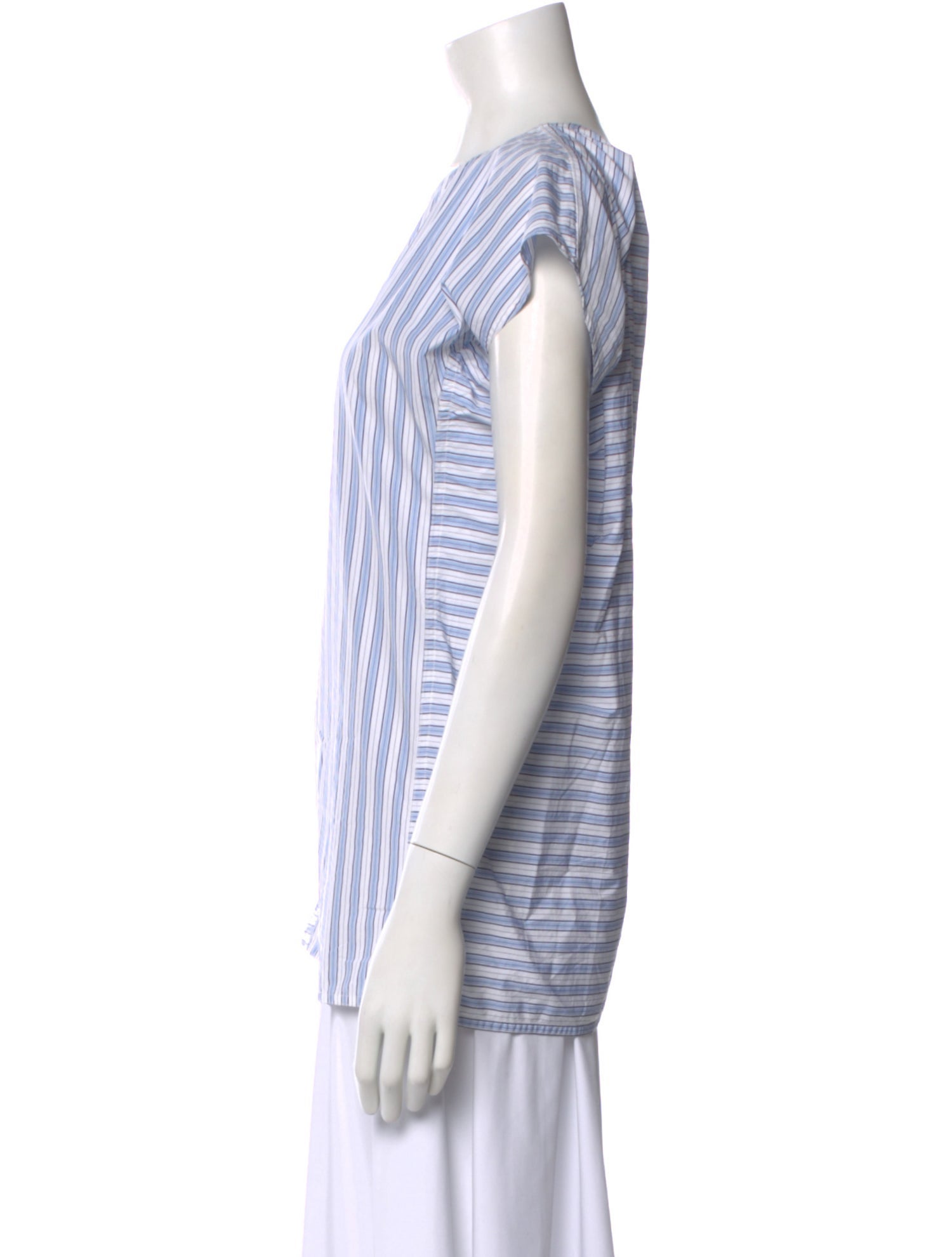 Sofie D'Hoore Striped Crew Neck Top