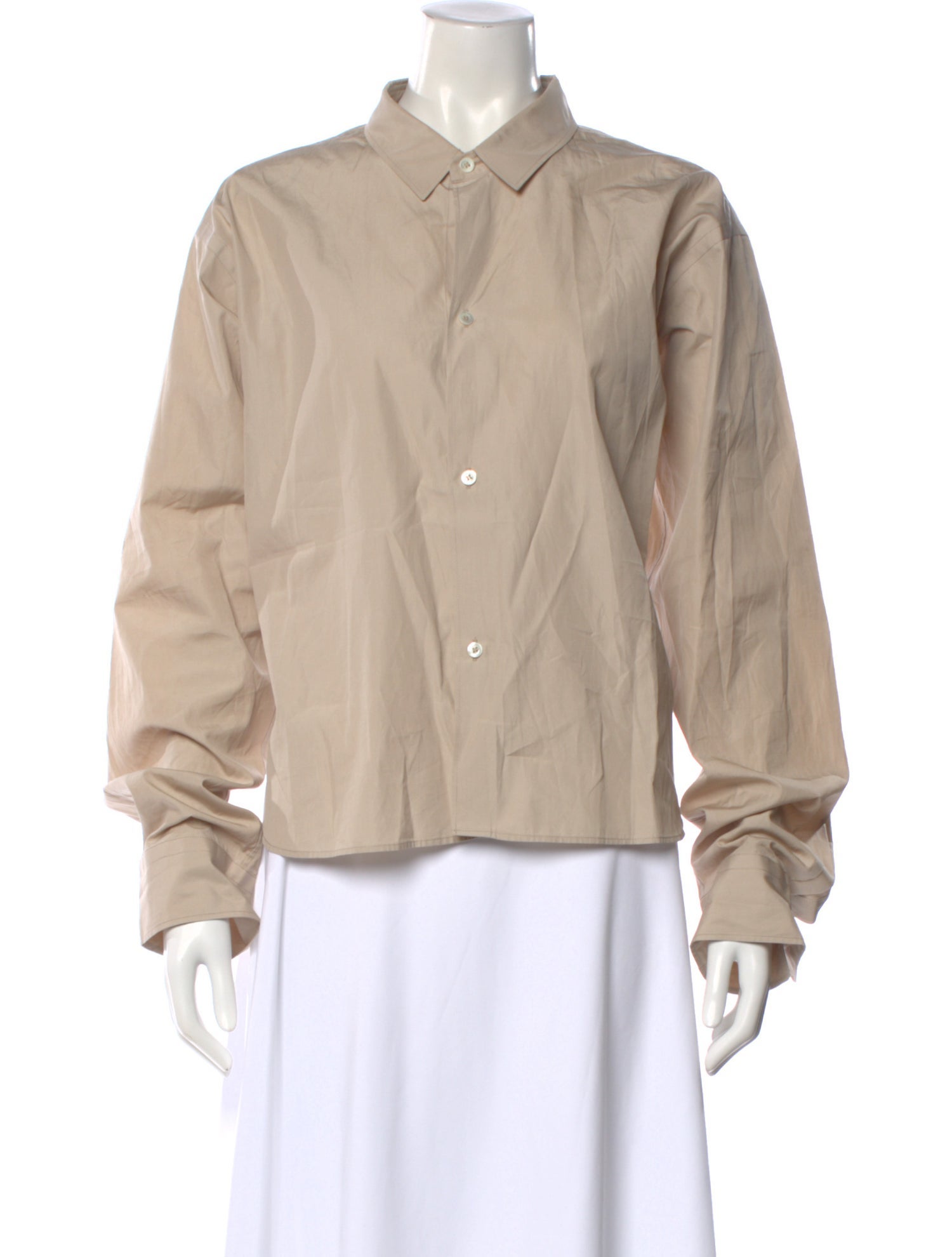 Sofie D'Hoore Long Sleeve Button-Up Top