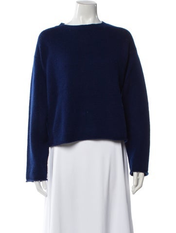 Pre-owned Sofie D'hoore Wool Bateau Neckline Sweater In Blue