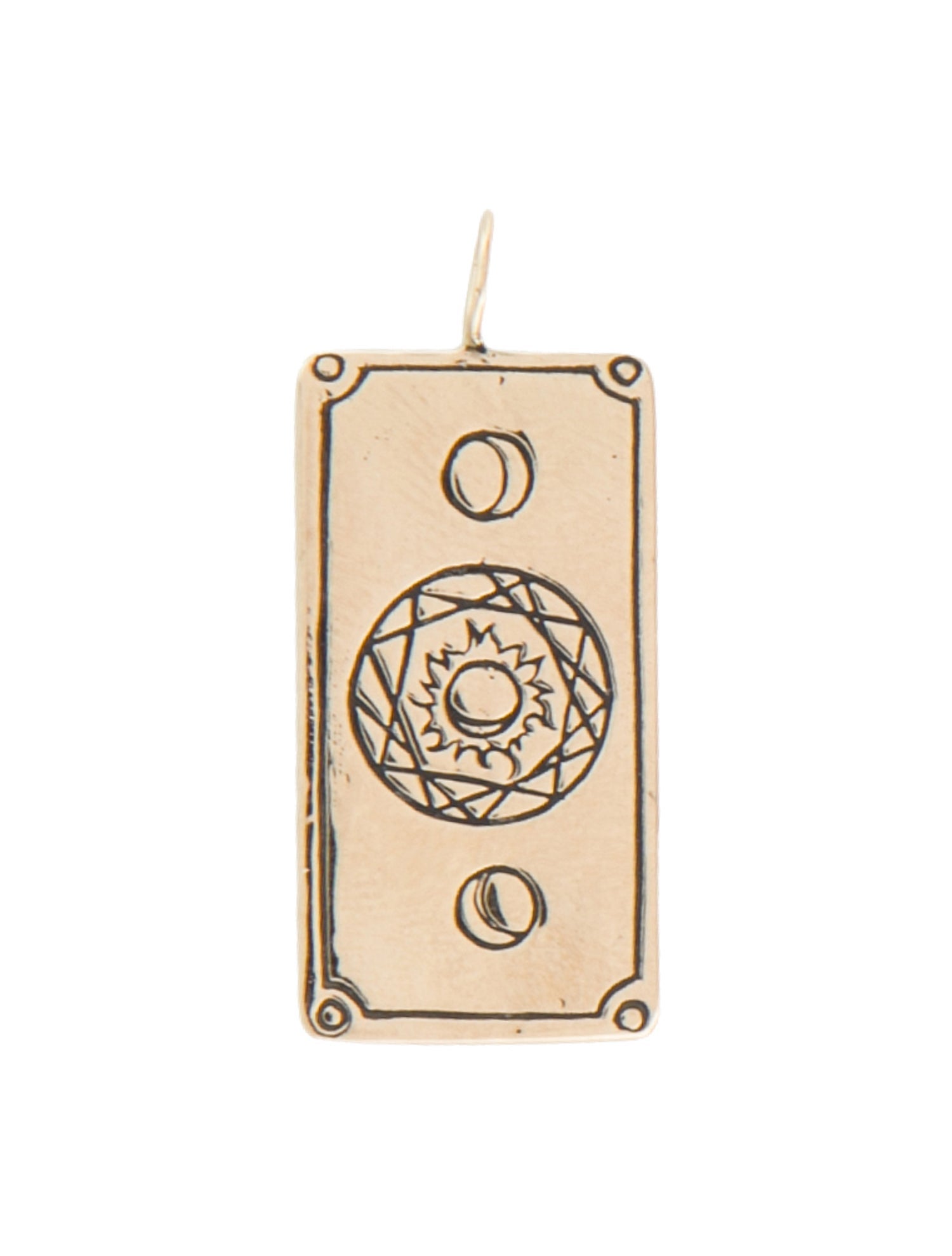Sofia Zakia 14K 'The Hanged One' Tarot Card Pendant