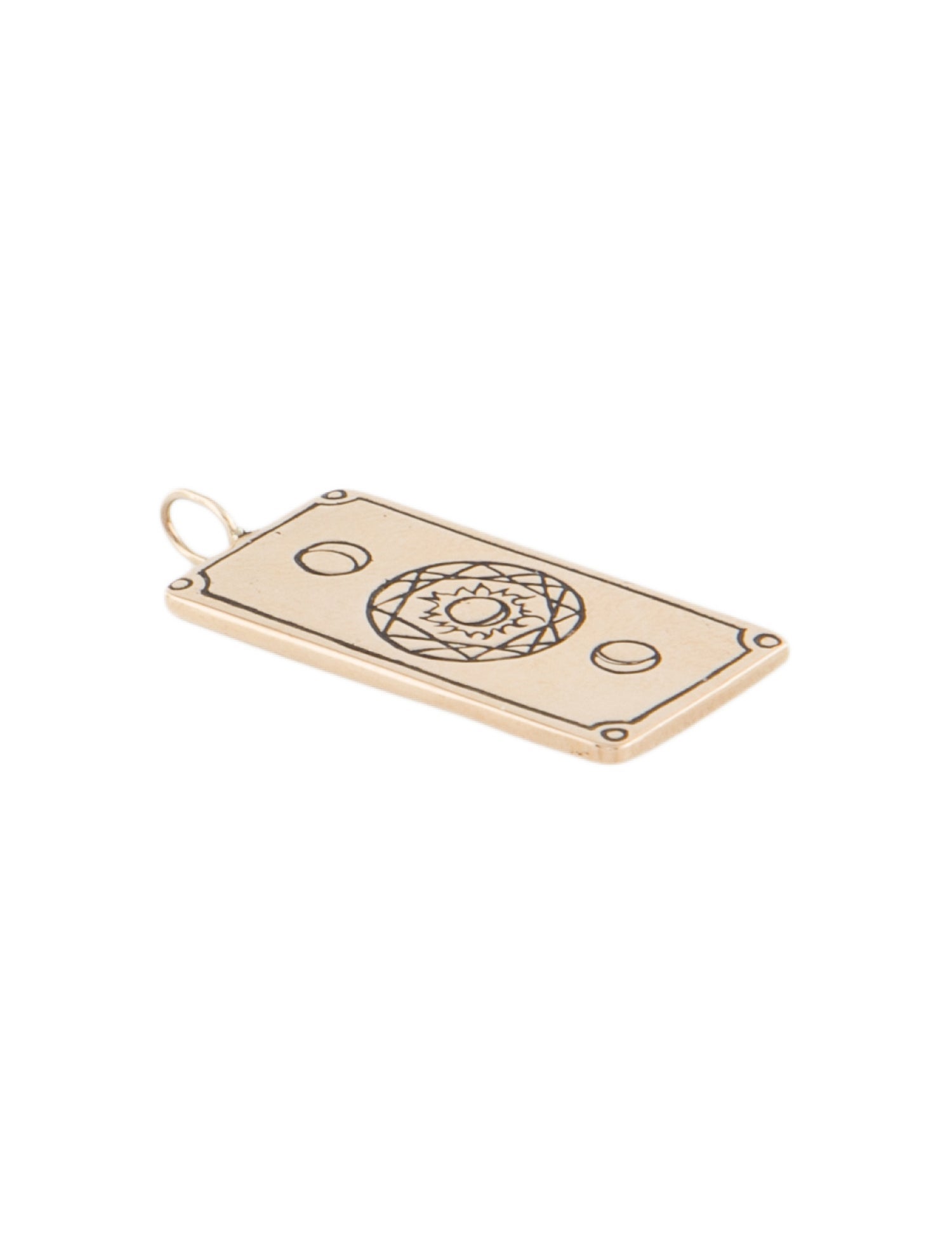 Sofia Zakia 14K 'The Hanged One' Tarot Card Pendant