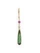 Sofia Zakia 14K Tourmaline & Sapphire Howl Pendragon Single Earring