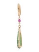 Sofia Zakia 14K Tourmaline & Sapphire Howl Pendragon Single Earring