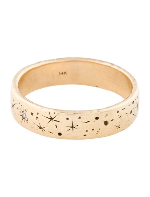 Sofia Zakia 14K Diamond Narrow Written in the Stars Ring