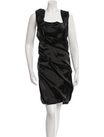 Sophia Kokosalaki Satin Sleeveless Dress