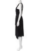 Sophia Kokosalaki V-Neck Knee-Length Dress