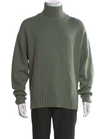 Solid Homme Wool Turtleneck Pullover