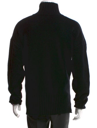 Solid Homme Wool Turtleneck Pullover