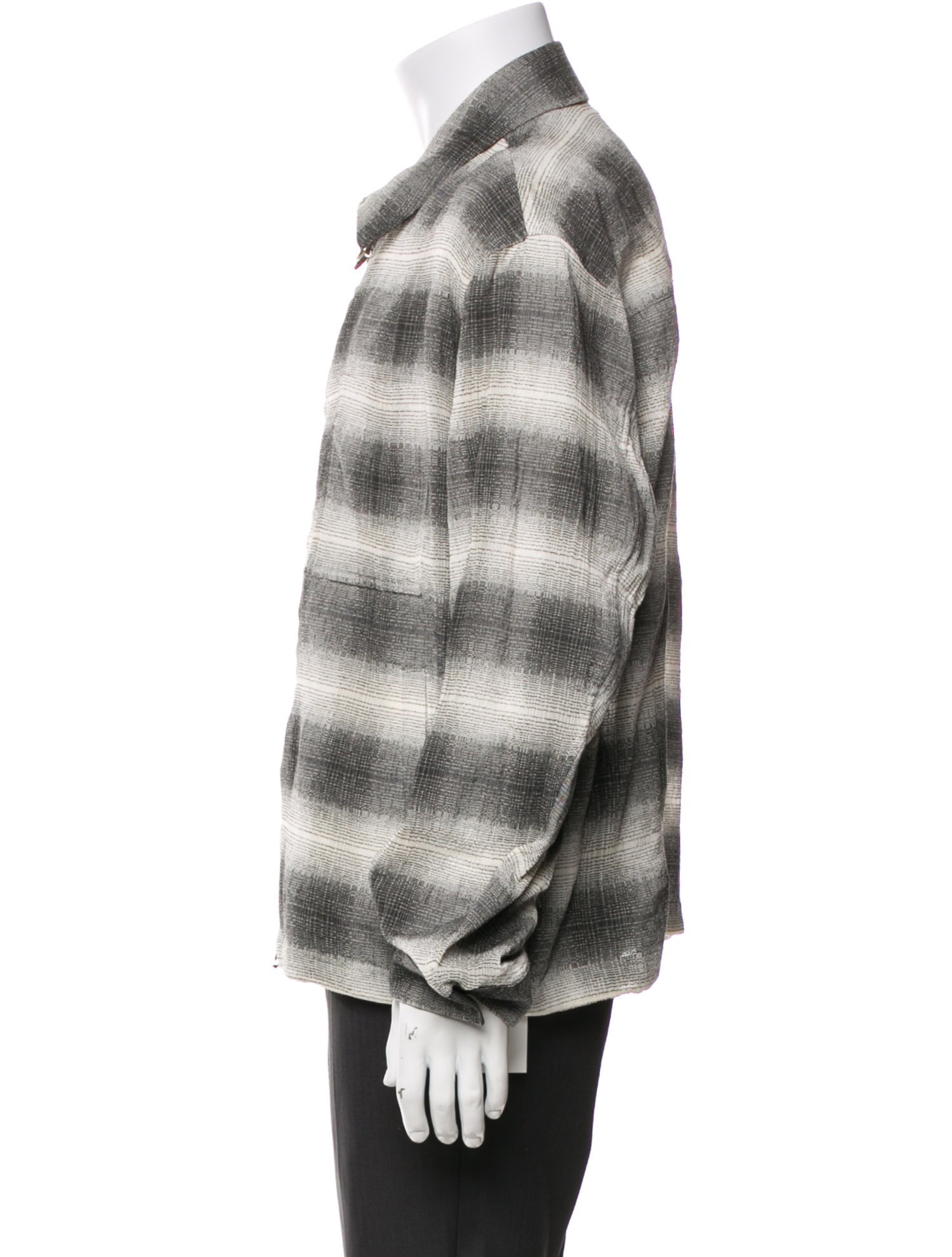 Solid Homme Plaid Print Long Sleeve Shirt w/ Tags