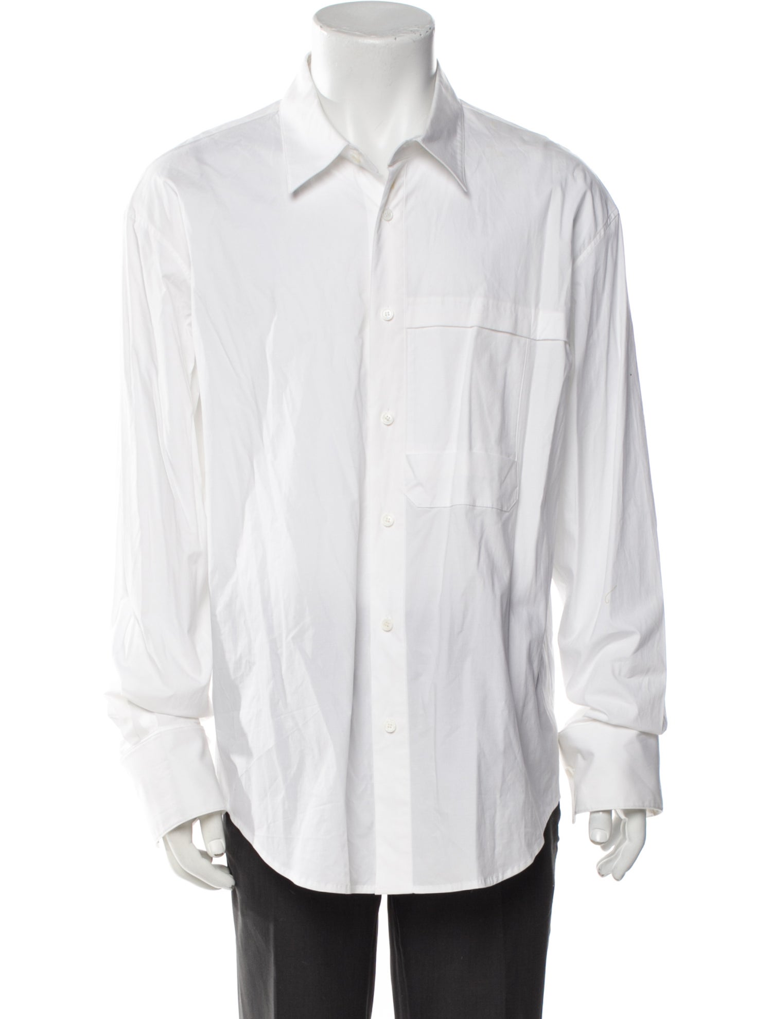 Solid Homme Long Sleeve Dress Shirt