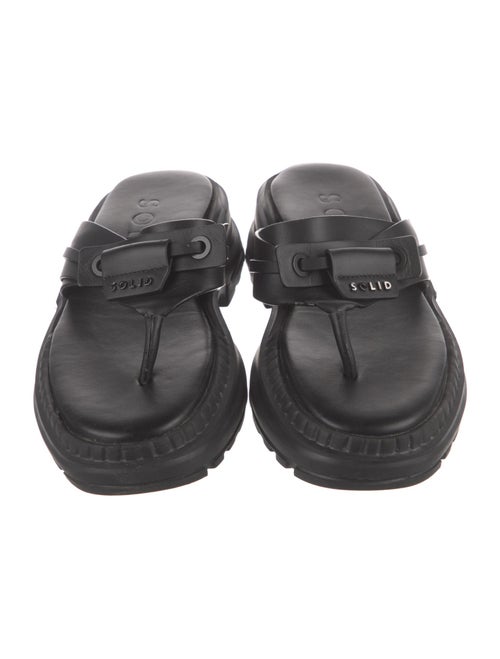 Solid Homme Leather Sandals